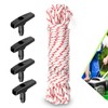TXXATX 10 m Starter Rope Lawnmower 3 mm Pulley Lawn