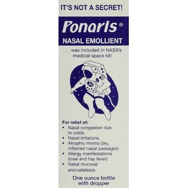 Ponaris Nasal Emollient Drops Nasal Irritation & Congestion Relief 1 oz 2 Pack