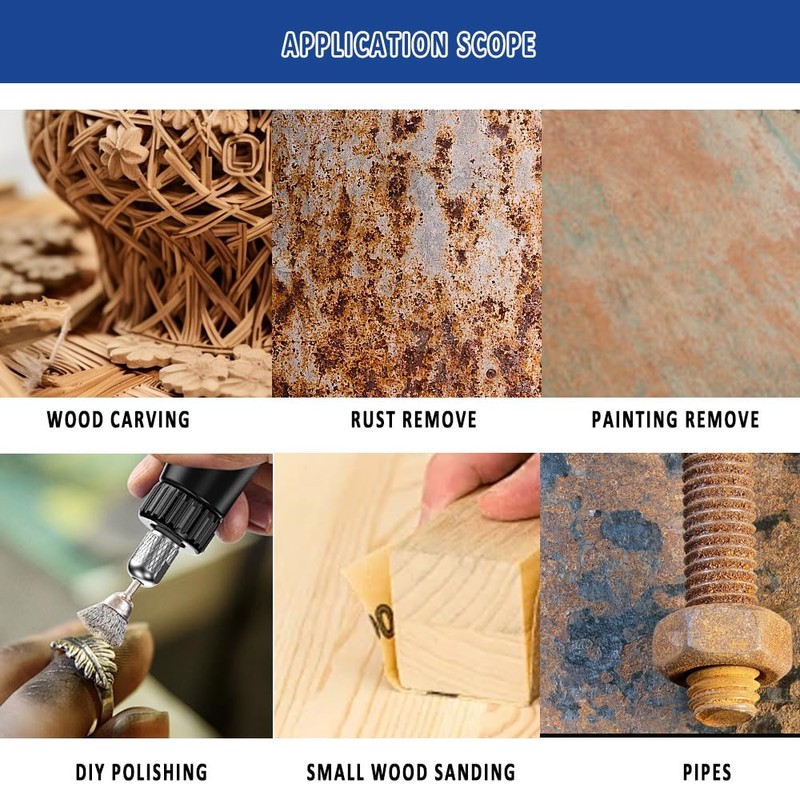 BE-TOOL Wire Brushes, Steel Wire Brush Steel Wire Brush Polishing