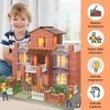 RHQFDM 100 Pieces Mini Brick,2cm House Modeling Stone,Modelling Bricks Set,Brick