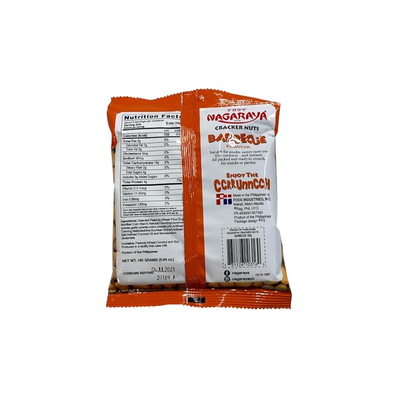 Nagaraya Nuts Barbeque (Pack of 2)