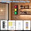 yamxun Traffic Light Lamp Decor on Wall: Remote Control LED