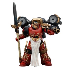Pipigirl JoyToy Warhammer 40K Genuine License 1:18 Action Figure, Blood Angels Dawnbreaker Cohort Dawnbreaker Champion, Space Marine, 4.80IN Collectible Action Figures Kits