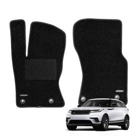 WENNEBIRD Superior Carpet Front Row Floor Mats for 2017-2025 Land Rover Range Rover Velar/Jaguar F-Pace, 0.6 Inch Thickness Rugs, Premium All Weather Anti-Slip Waterproof Floor Liners - 2pc