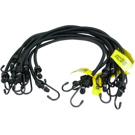 Savage Island 10 pack Heavy Duty Elastic Military Bungee Cords Basha Bivvy Bivi Luggage Caravan Camping