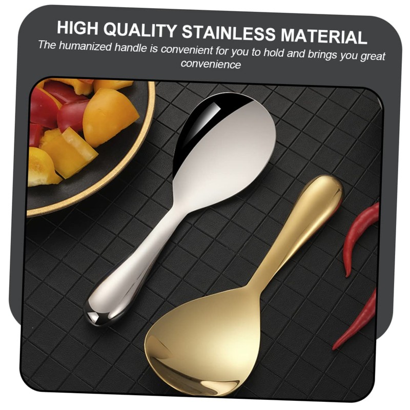 Angoily Rice Spoon Mixing Spoons Appetizer Spoons Turner Spatula Rice