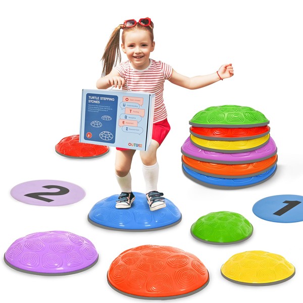 OUTREE Stepping Stones for Kids, 6 Pcs Balance Training and