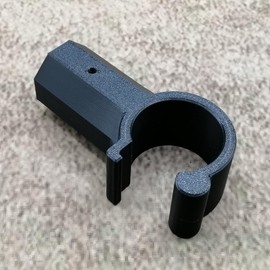 ULEIVA Replacement Roof Window Hook, Black, Compatible with Velux Telescopic Rod, Window Opener, Operating Rod Attachment, Pole Hook (Black)