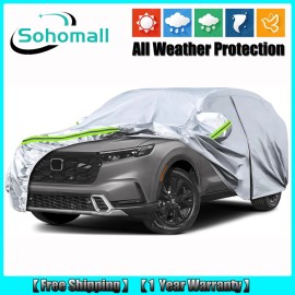 sohomall For Nissan Murano Car Cover 6-Layer Cotton Outdoor Dust All Weather Protection
