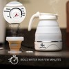 Nikao Home Foldable Electric Kettle Plus Milk Frother and Foldable