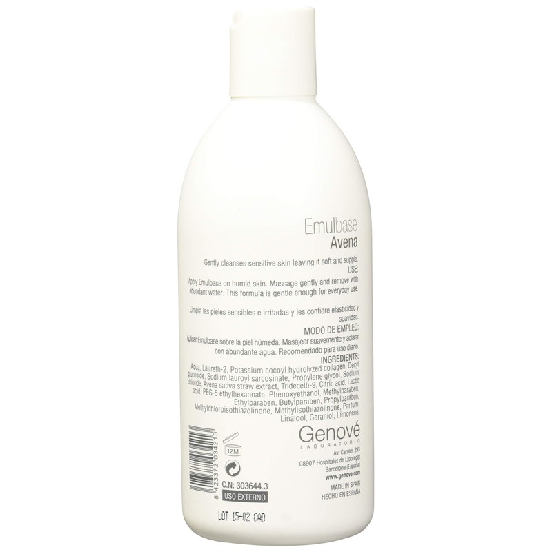 Genove Emulbase Avena, 250 ml