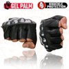 Milwaukee Leather MG7555 Men's Black Leather Gel Padded Fingerless Motorcycle