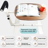 Tlongxia Auxiliary Standing Tray Table, 360 Degree and Height Adjustable