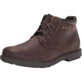 Rockport Men's Rugged Bucks Waterproof Boot, Tan, 10.5 M