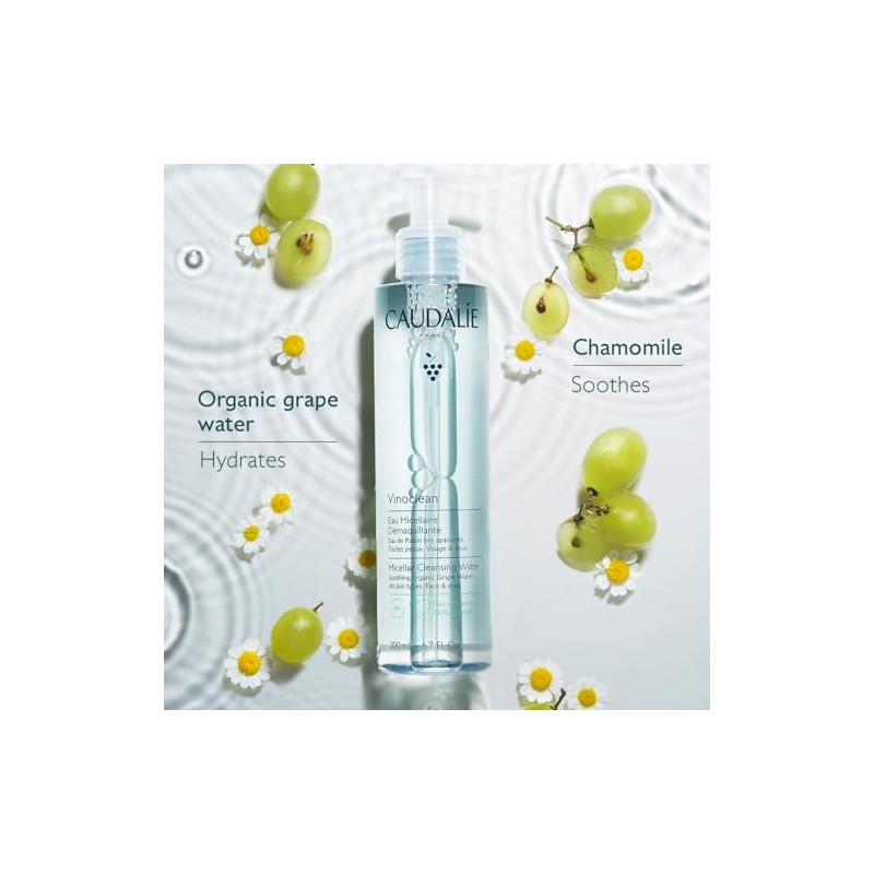 Caudalie Vinoclean Agua Micelar Limpiadora - 200 mL