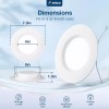 Amico 24Pack5/6 Inch5CCT LED Recessed Lighting, Dimmable,2,7K/