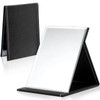 Portable Folding Travel Mirror, Adjustable Ultrathin Rectangular Mirror for Camping,
