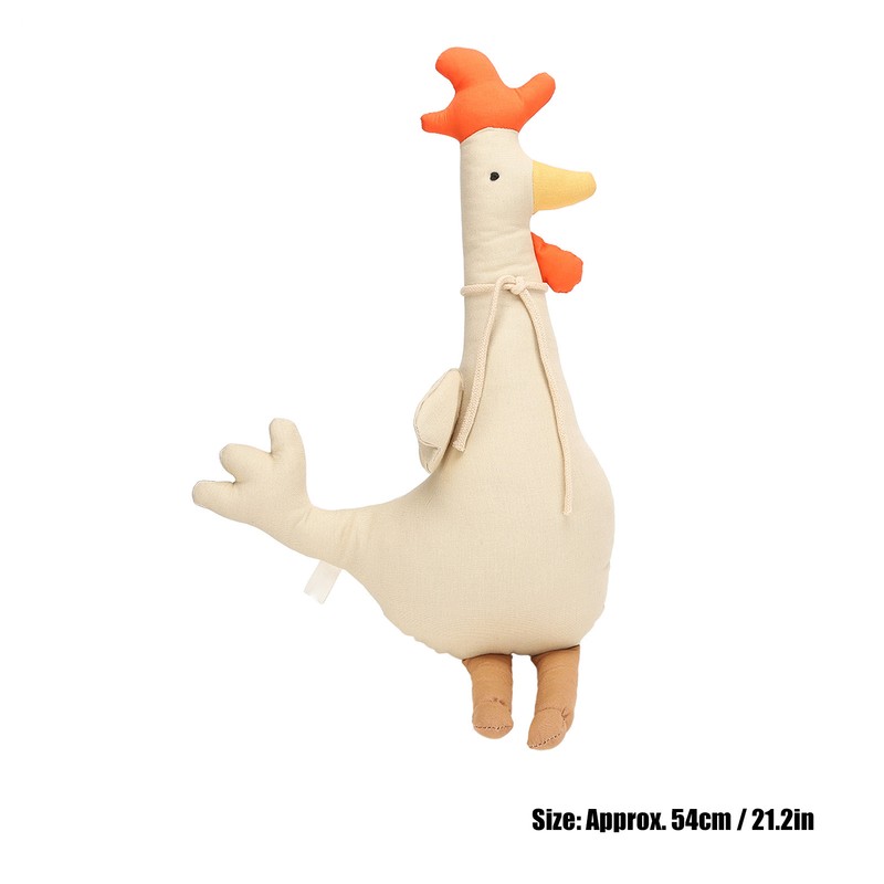 Cartoon Chicken Doll Soft Adorable Rooster Doll Toy for Children's