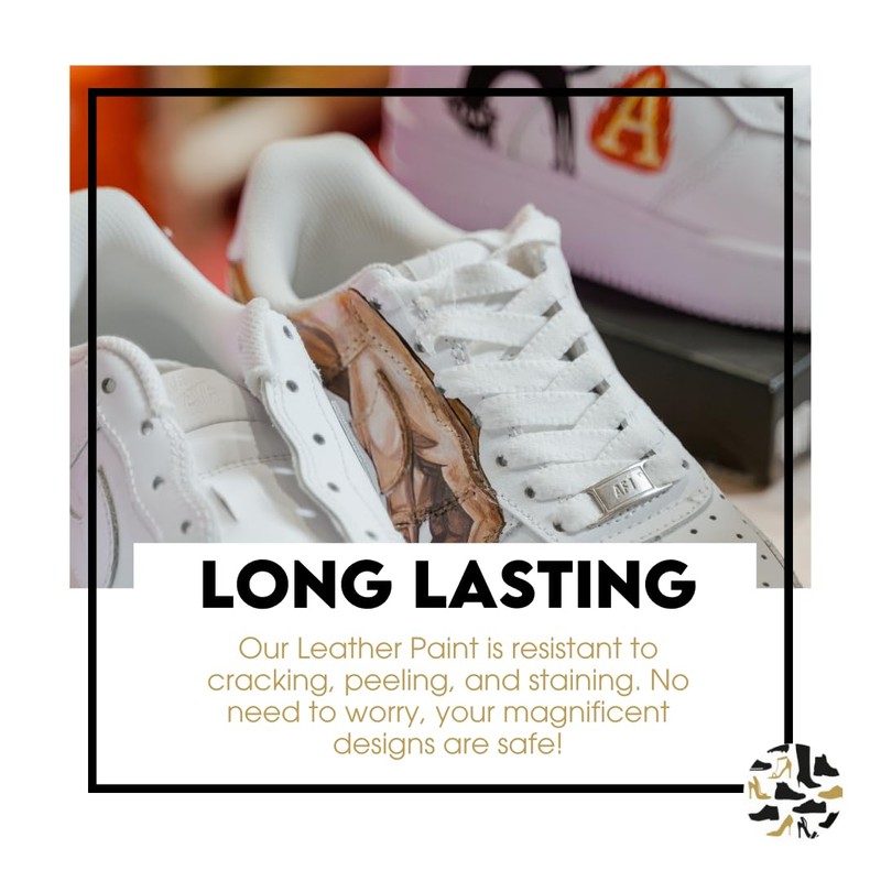 Shoe Clinic Leather Paint (White, 50ml)