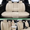 Leather Car Seat Cover for Front Pair, Anti-slip Universal Light