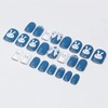 Domiya Nail Tip, 3D Nails, 24 Pieces, Very Short Popular,
