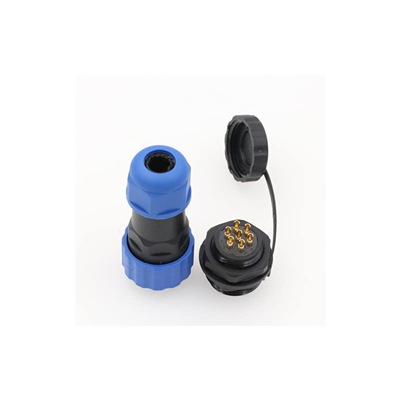 SZRMCC SD20 Waterproof Connectors 7 Pin 10A Panel Mount Circular