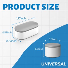 FJZLIFE Bidet Toilet Seat Bumpers-8pk, Universal Non-Slip Rubber Bumpers Pads for Toilet Seat & Lid, Strong Adhesive-Stop Wobbling，Slamming & Noise，Bidet Spacers for Home & Hotels