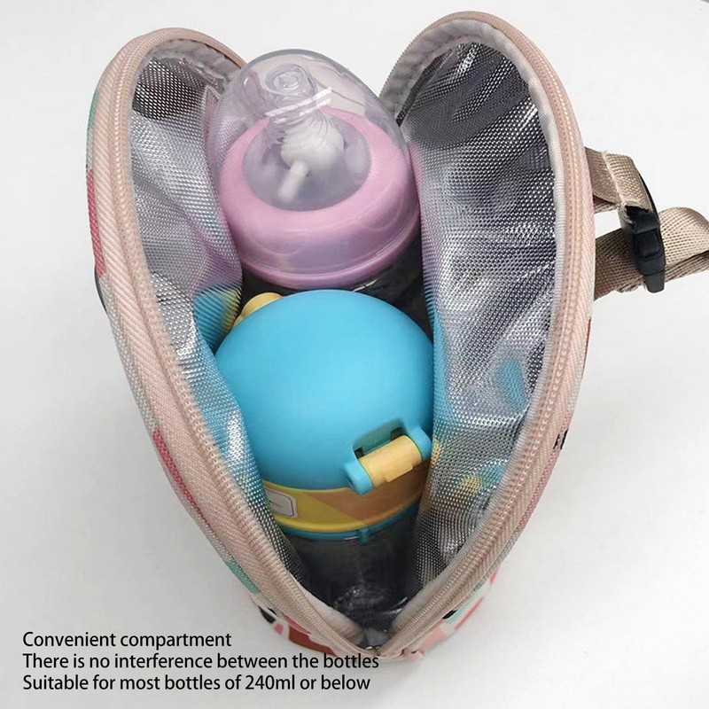 Milk Warmer Bag, Adjustable Temperature, Convenient to Carry, Bottle Warmer
