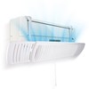 YANWEI Air Conditioner Deflector,Adjustable Retractable Blinds Suitable for Mini split