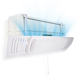 YANWEI Air Conditioner Deflector,Adjustable Retractable Blinds Suitable for Mini split AC/Heating System,Enhance Cooling and Heating Circulation,Compatible for Daikin、Carrier、Gree、senville、COSTWA