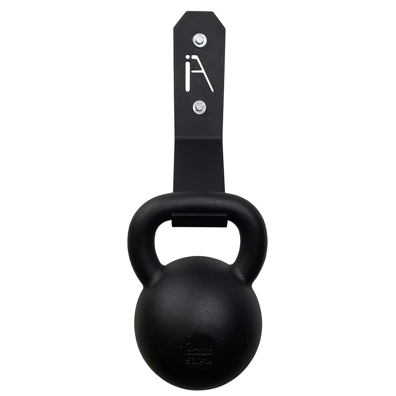 IRON AMERICAN Kettlebell Hook Gym Wall Mount Hanger, 200+ Pound