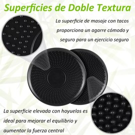 Cojín De Equilibrio 34CM, Discos De Equilibrio, Cojín De Estabilidad Al Aire Inflado, Base Entrenador Para Mejorar Estabilidad, Almohadilla De Equilibrio Para Yoga/Fitness/Pilates