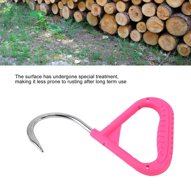 Pulp Hook, Metal Log Lifting Hook Multipurpose Hook Tool with