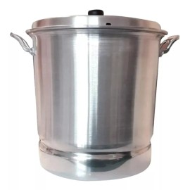 Vaporera 34cm Capacidad 30 Litros Aluminio Tamales