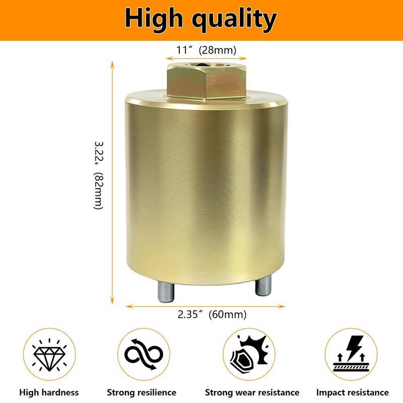 FBSCTMH 1/2" Drive Axle Spindle Nut Tool Socket Compatible with