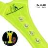 Maclean MCE425 Reflective Vest with LED Lighting, 360° High Visibility