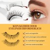 Wiederverwendbares Magnetische-Wimpern natürlicher Look mit Applikator, 2 Paar Magnet-Wimpern Set