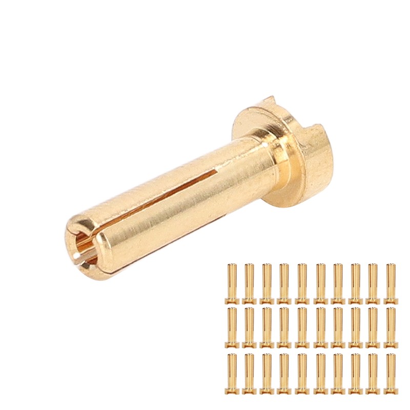 30Pcs Banana Plug Connectors Brass High Accuracy Standard RC Battery