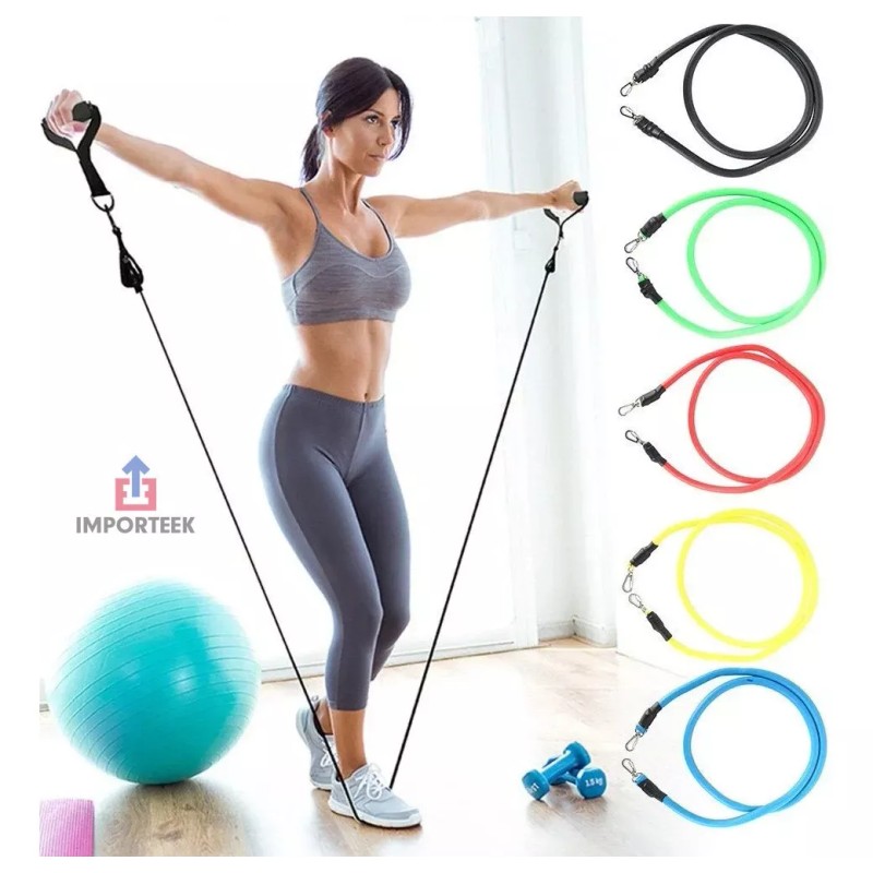 Importeek Bandas Ligas Resistencia Elastica Ejercicio Fitness Gimnasio