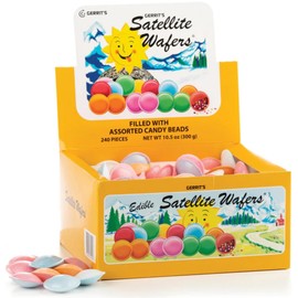 Gerrit's Satellite Wafers 240count (filled with candy beads)