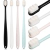 Boao 4 Pieces Extra Soft Toothbrushes for Sensitive Gums with