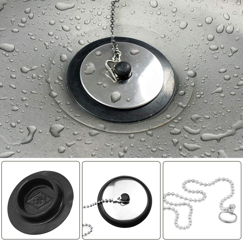 DHWEKU Pack of 2 Drain Plugs, Universal Valve Plugs, Diameter