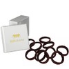 HAARallerliebst Hair Bobbles Dark Brown (Pack of 10 | Brown