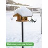 Upgraded Thicken Bird Feeder Pole for Outdoors - Easy to