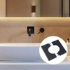 UFURMATE Pipe Wall Covers, 2Pcs 42mm Diameter ABS Plastics Square