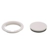 Seachoice White Pry-Up Deck Plate, Watertight, Up to 10-5/8 in.
