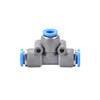 sourcing map Push to Connect Fittings T Type Tee Tube