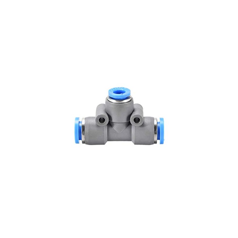 sourcing map Push to Connect Fittings T Type Tee Tube