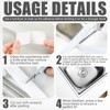 Frienda Grey Caulk Tape 10.5' x 1.5'' Waterproof Self Adhesive