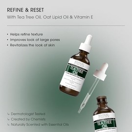 Advanced Clinicals 1.8oz Tea Tree Oil for Redness and Bumps.â€¦